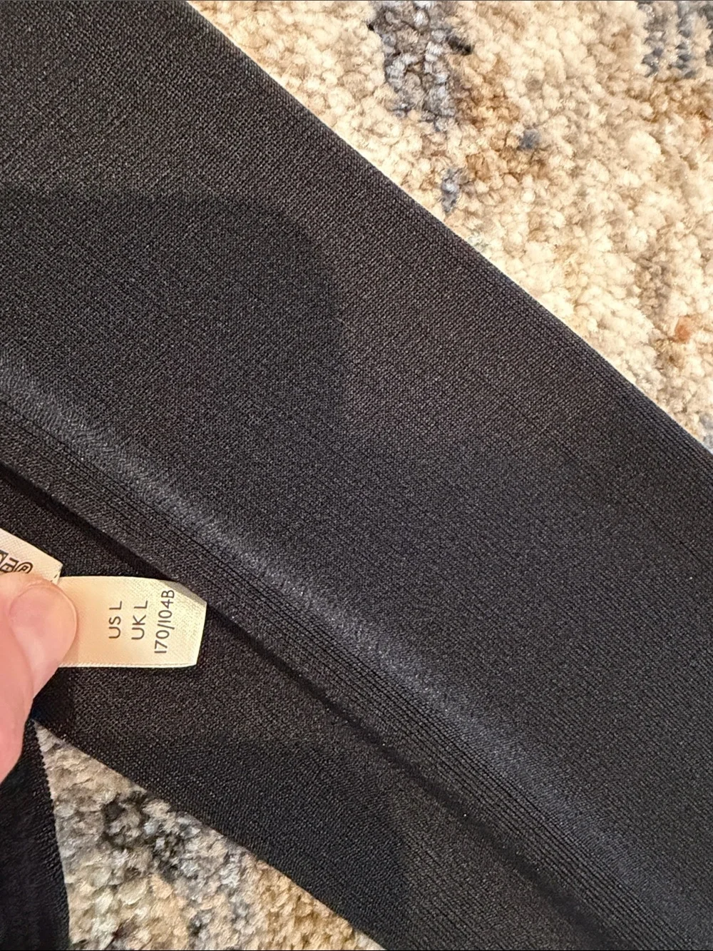 Free People Black Draped Long-Sleeve Bodysuit - Picture 8 of 10